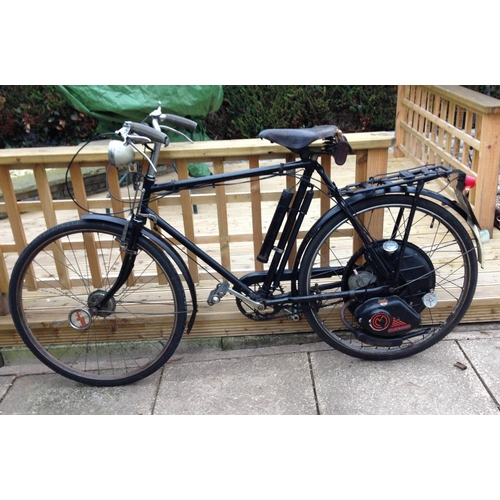 1015 - 1950 Cyclemaster 25.7 cc. Registration number 852 UXD (non-transferable). Frame number TBC. Engine n... 