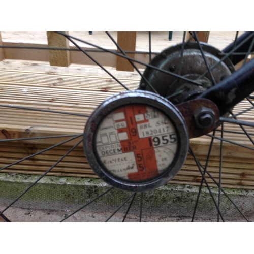 1015 - 1950 Cyclemaster 25.7 cc. Registration number 852 UXD (non-transferable). Frame number TBC. Engine n... 