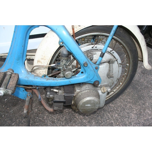 1017 - 1967 Honda P50, 49 cc. Registration number OVK 761F (not registered with DVLA). Frame number 176.914... 