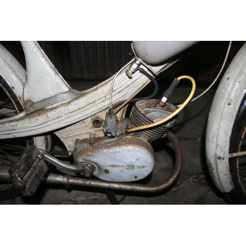 1021 - NSU Quickly N, 49 cc. Registration number TSY 525. Frame number 893937. Engine number 575279.  NSU b... 