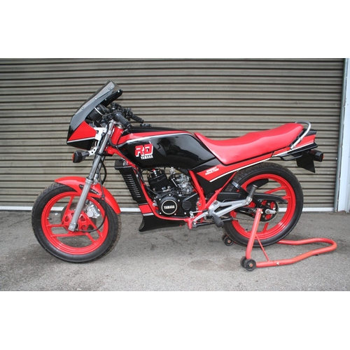 1036 - 1985 Yamaha RD 125LC, 123 cc. Registration number C417 SPC (see text), Frame number 72A-104345. Engi... 