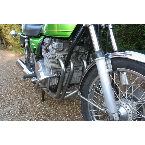 1038 - 1978 Kawasaki Z650, 652 cc. Registration number FCA 64S. Frame number KX650B038303. Engine number KZ... 