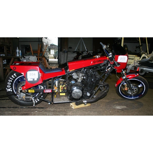 1043 - Straightliner Yamaha FJ1200. Little is known of the history of this machine, it is believed to have ... 