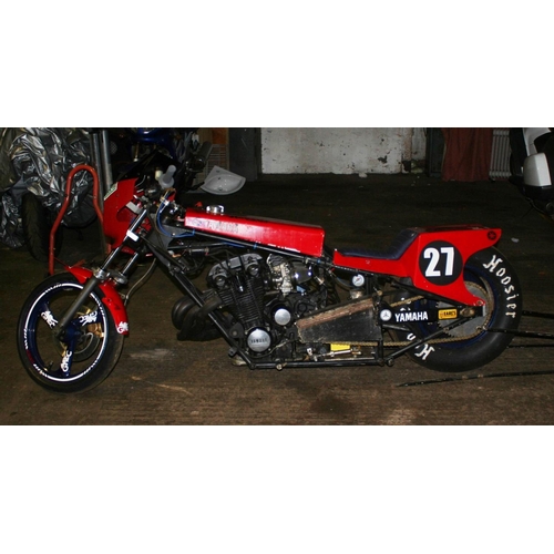 1043 - Straightliner Yamaha FJ1200. Little is known of the history of this machine, it is believed to have ... 