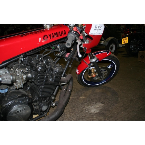 1043 - Straightliner Yamaha FJ1200. Little is known of the history of this machine, it is believed to have ... 