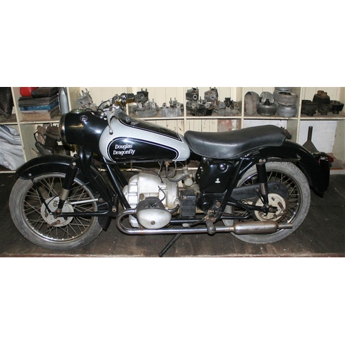 1045 - 1957 Douglas Dragonfly, 350 cc. Registration number 394 UYU (non transferable). Frame number 2356/6 ... 