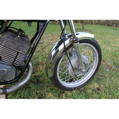 1057 - 1976 Moto Guzzi 250 TS, 232 cc. Registration number OWB 740R. Frame number 11706. Engine number 1189... 