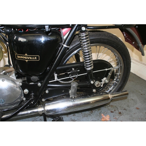 1059 - 1970 Triumph Bonneville T120, 650 cc. Registration number GWT 52J (Not registered with DVLA). Frame ... 