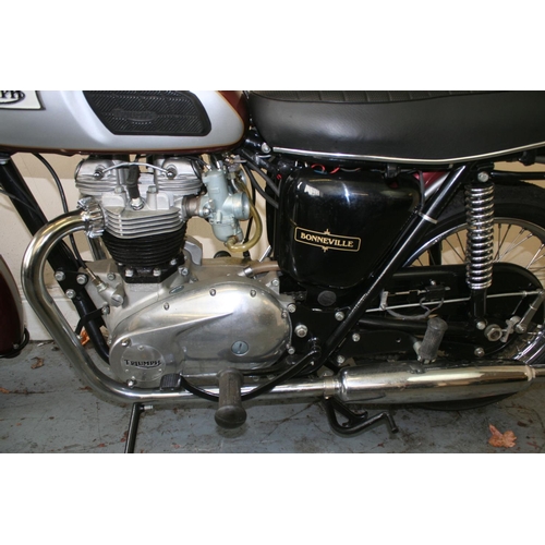 1059 - 1970 Triumph Bonneville T120, 650 cc. Registration number GWT 52J (Not registered with DVLA). Frame ... 