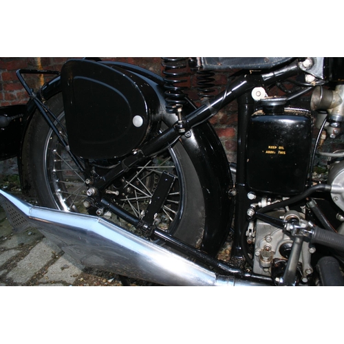 1062 - 1938 Velocette MSS, 498 cc. Registration number BV 8633. Frame number 5254. Engine number MSS 3515. ... 