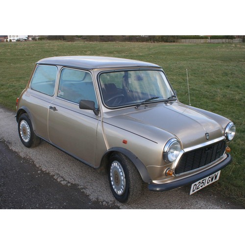 1006 - 1986 Austin Mini Mayfair Automatic, 998 cc. Registration number D251 GWW. Chassis number SAXXL2S1N20... 