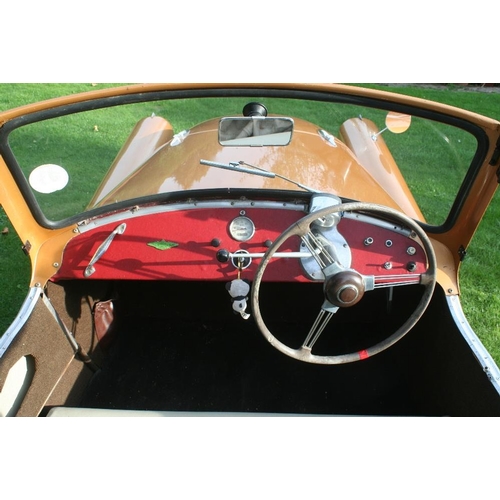 1007 - 1956 Bond Mk D Deluxe, 197 cc. Registration number OAW728. Chassis number H11/12381DC (Note the V5C ... 