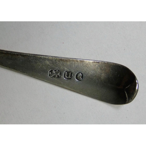 5 - A George III silver bright cut pair of sugar tongs, by Hester Bateman, London c. 1780, a set of six ... 