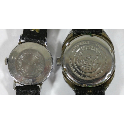 A Sicura Jump Hour gentleman's manual wind wristwatch, with 17