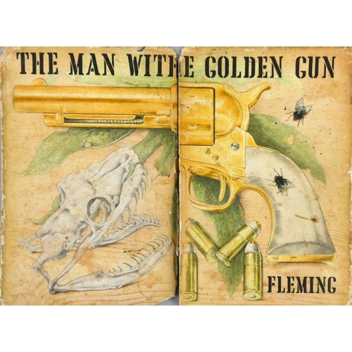 80 - First edition James Bond, Man with a Golden Gun by Ian Flemming. Published 1965 by Jonathan Cape, du... 