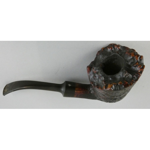 128 - A briar pipe, in the form of a shell, signed Astleys, 109 Jermyn St, London, a novelty pipe in the f... 