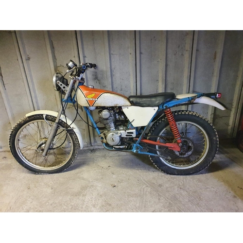 1100 - c.1974 Honda TL125, 125 cc. Registration number unregistered.  Frame number TL125 1016428. Engine nu... 