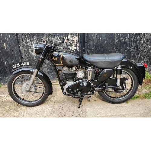 1122 - 1954 AJS Model 18, 500cc. Registration number GCK 408. Frame number A 11326 (painted covered). Engin... 