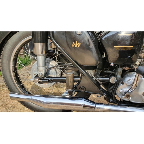 1122 - 1954 AJS Model 18, 500cc. Registration number GCK 408. Frame number A 11326 (painted covered). Engin... 