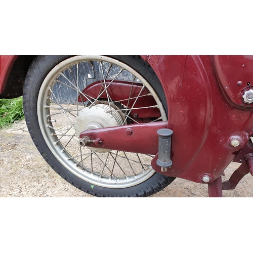 1123 - 1961 James Flying Cadet, 149cc. Registration number 578 PVK. Frame number CL15A 9689. Engine number ... 