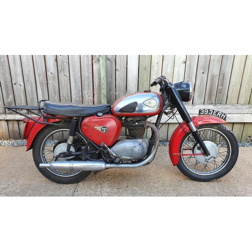 1126 - 1962 BSA A65 Star Twin, 650 cc. Registration number 393 ERH. Frame number A50 301. Engine number A65... 