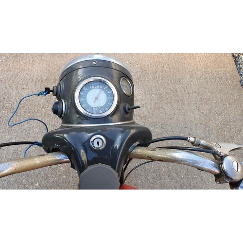 1126 - 1962 BSA A65 Star Twin, 650 cc. Registration number 393 ERH. Frame number A50 301. Engine number A65... 