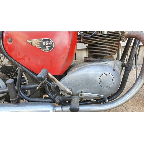 1126 - 1962 BSA A65 Star Twin, 650 cc. Registration number 393 ERH. Frame number A50 301. Engine number A65... 