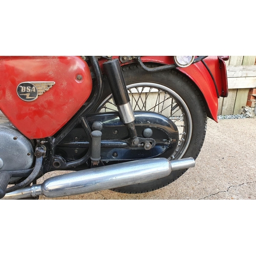 1126 - 1962 BSA A65 Star Twin, 650 cc. Registration number 393 ERH. Frame number A50 301. Engine number A65... 