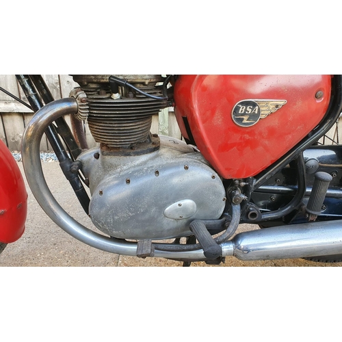 1126 - 1962 BSA A65 Star Twin, 650 cc. Registration number 393 ERH. Frame number A50 301. Engine number A65... 