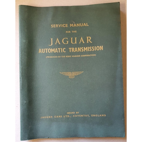 114 - Jaguar Automatic Transmission service manual, with hand written notes.