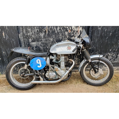 1158 - 1957 BSA Gold Star CB 32, 350cc. Registration number 343 UYK (non transferrable). Frame number CB32 ... 