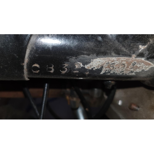 1158 - 1957 BSA Gold Star CB 32, 350cc. Registration number 343 UYK (non transferrable). Frame number CB32 ... 