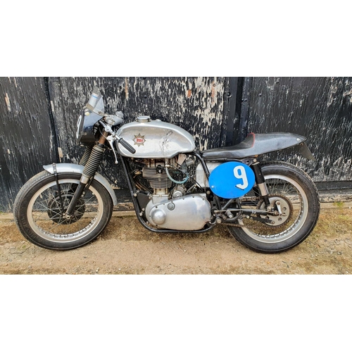 1158 - 1957 BSA Gold Star CB 32, 350cc. Registration number 343 UYK (non transferrable). Frame number CB32 ... 