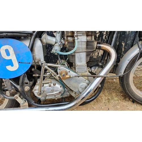 1158 - 1957 BSA Gold Star CB 32, 350cc. Registration number 343 UYK (non transferrable). Frame number CB32 ... 