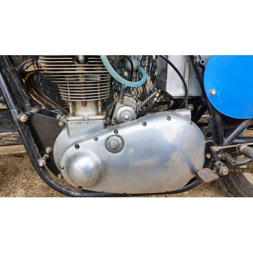 1158 - 1957 BSA Gold Star CB 32, 350cc. Registration number 343 UYK (non transferrable). Frame number CB32 ... 