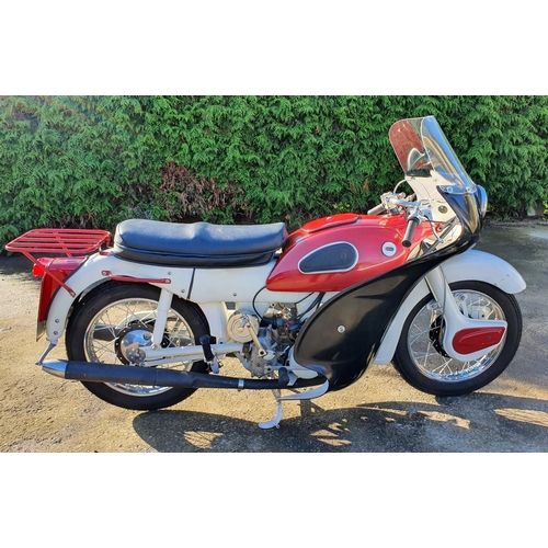 1125 - 1963 Ariel Arrow 247cc. Registration number PAG 370A. Frame number 28496. Engine number T28496 B.
De... 