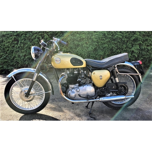 1127 - 1960 BSA Golden Flash, 650cc. Registration number 639 XVG. Frame number GA79606. Engine number DA106... 