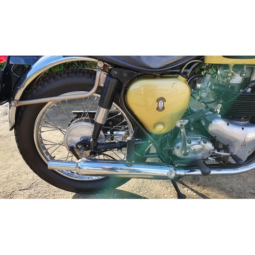 1127 - 1960 BSA Golden Flash, 650cc. Registration number 639 XVG. Frame number GA79606. Engine number DA106... 