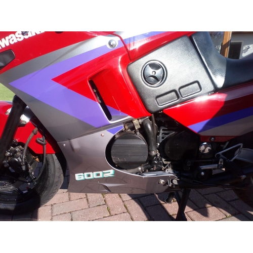 1144 - 1994 Kawasaki GPX 600R, 600cc. Registration number L533 WLF. Frame number ZX600C-601590. Engine numb... 