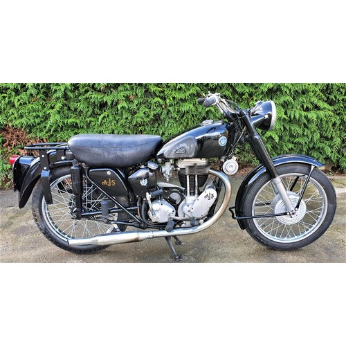 1133 - 1954 AJS Model 18, 500cc. Registration number TPP 113. Frame number A1805656. Engine number G8013408... 