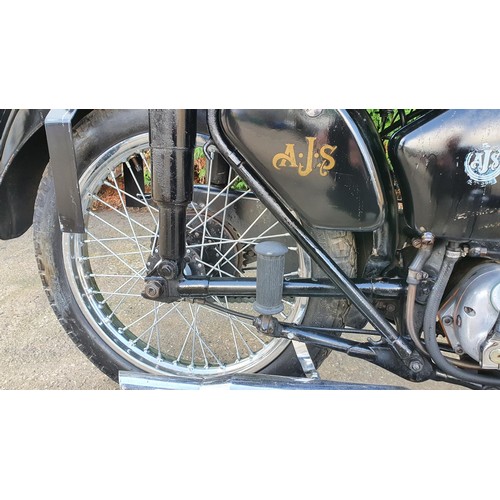 1133 - 1954 AJS Model 18, 500cc. Registration number TPP 113. Frame number A1805656. Engine number G8013408... 