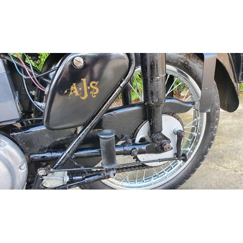 1133 - 1954 AJS Model 18, 500cc. Registration number TPP 113. Frame number A1805656. Engine number G8013408... 