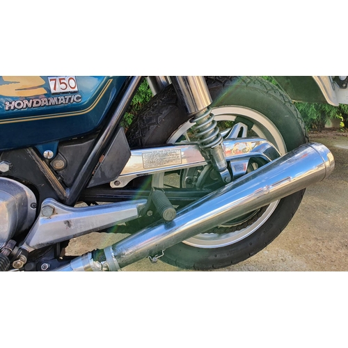 1151 - 1978 Honda CB750 Automatic, 736cc. Registration number XUJ 159S. Frame number CB750A 7203410. Engine... 