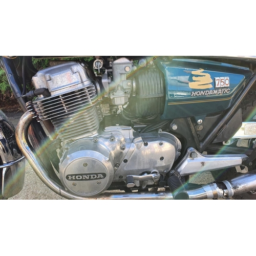 1151 - 1978 Honda CB750 Automatic, 736cc. Registration number XUJ 159S. Frame number CB750A 7203410. Engine... 