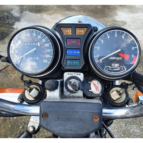 1152 - 1983 Honda Silver Wing with side car, 650cc. Registration number YNE 878Y. Frame number JH2RC1006 DM... 