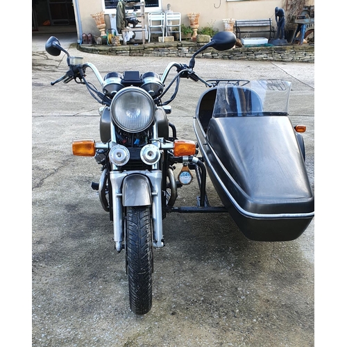 1152 - 1983 Honda Silver Wing with side car, 650cc. Registration number YNE 878Y. Frame number JH2RC1006 DM... 