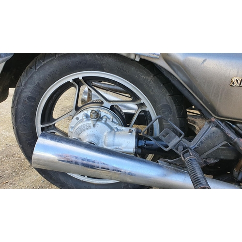 1152 - 1983 Honda Silver Wing with side car, 650cc. Registration number YNE 878Y. Frame number JH2RC1006 DM... 