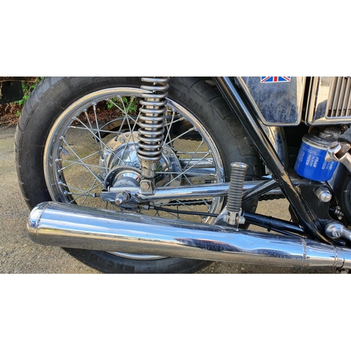 1134 - 1973 BSA A65 Lightning, 650cc. Registration number CTC 718M. Frame number A65LEE08883. Engine number... 