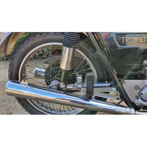 1128 - 1969 Triumph Trident T150T, 750cc. Registration number not registered, NOVA 18E187901. Frame number ... 