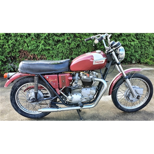 1129 - 1971 Triumph Bonneville T120R, 649cc. Registration number not registered. Frame number AE074. Engine... 